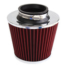 3inch 75mm Universal Short Racing High Flow Air Intake Kit Pipe + Filter + Clamp