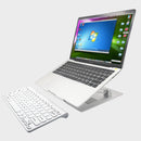 SENZANS SE-S29-1 Sit to Stand Laptop Stand with Keyboard Tray Laptop Bracket Portable Adjustable Lifting Cooling Pad for 11-17.3 inch Laptops