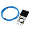 Nema17 Stepper Motor Vibration Shock Absorber Damper + Black/Blue/Red/Yellow PTEF Tube + Black Heatsink for 3D Printer