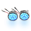 2pcs 18LED Side Mirror Puddle Lamp Car Decoration Lights for Ford Edge Mondeo Taubus 2015