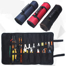 585x355mm Portable Tool Storage Bag Oxford Canvas Chisel Waterproof Roll Bag Repair Organizer Instrument Case