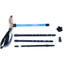 Outdooors Ultralight Aluminum Stick Climbing Curved Cork Handle 4 Section Alpenstoc