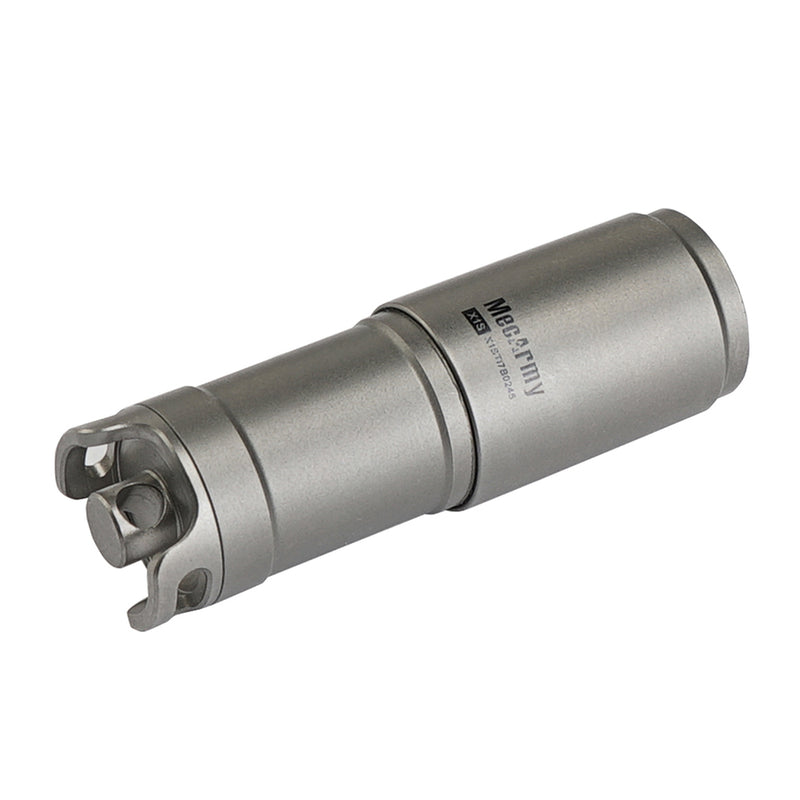 MecArmy Illumine X1S 130 Lumens Mini Rechargeable Titanium Keychain Flashlight Camping Emergency Lantern