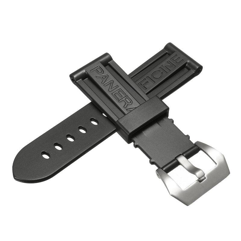 Bakeey 24mm Wristwatch Strap Silicon Rubber Diving Watch Band for PANERAI