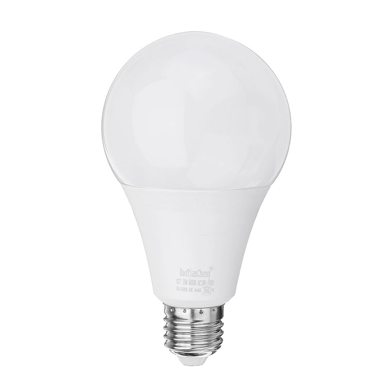 E27 5W 7W 9W 12W 15W Warm White Pure White Non-dimmable No Flicker LED Globe Light Bulb AC85-265V