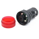 10Pcs ED16-22SM Intermittent Sound Flash Sound Light Buzzer Alarm System 22mm 12V 24V 220V