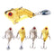 ZANLURE 4pcs/set 16g 4.5cm Vibration Spoon VIB Fishing Lure Artificial Hard Bait For Sea Fishing