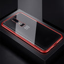 Bakeey 360 Magnetic Adsorption Metal Tempered Glass Flip Protective Case for OnePlus 6