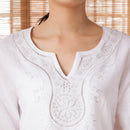 Women Fitness Yoga Suit Cotton Linen Embroidery Yoga Clothing Set Meditation Sportswear