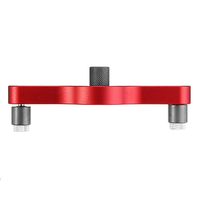 X600-2 Adjustable Aluminum Alloy Self-centering 6 8 10mm Dowel Jig Wood Panel Puncher Hole Locator Beech Center Hole Position Measuring Drilling Woodworking