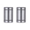 4Pcs Anet LM8UU Linear Ball Bearings 8mm Bore Dia 15mm OD 24mm Length Rubber Linear Ball Bearing Bushing for 3D Printer