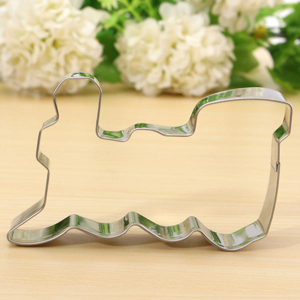 Train Shape Stainless Steel Cookie Cutter Cake Baking Mold