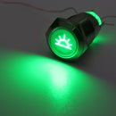 19mm 12V LED Push Button On Off Dome Light Panel Switch