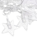 5M 40LEDs Plug-In Colorful Warm White Pure White Star Fairy String Light for Christmas Party AC220V
