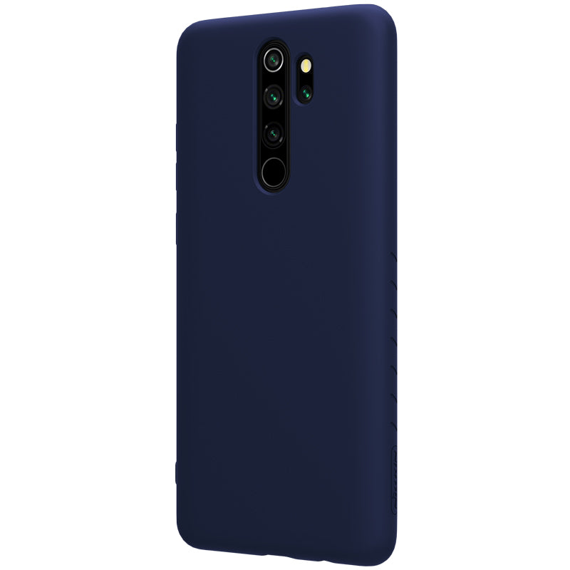 NILLKIN Smooth Shockproof Soft Rubber Wrapped Silicone Protective Case for Xiaomi Redmi Note 8 Pro