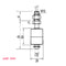 50W 220V Stainless Steel Vertical Liquid Water Level Sensor Tank Pool Internal Floating Switch
