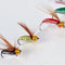 ZANLURE 40Pcs Boxed Colorful Bionic Fly Fishing Hook Bionic Lure Set Anti Insects Flies ABS Box