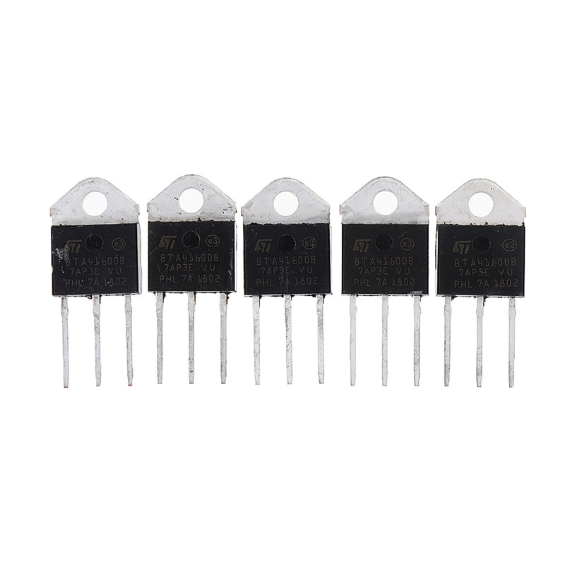 5pcs BTA41-600B BTA41-600 Triac 600V 40A BTA41600B BTA41600 BTA41 TO-3P 40A IC