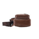 Men's Anti Theft Crossbody Bag USB PU Charging Shoulder Bag Camping Chest Waist Pack