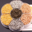 Iron Self Tapping Screw Eyes Thread Eye Bolt Ring Hook Kits Different Colors w/ Box