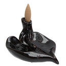Feng Shui Backflow Incense Cone Burner Stick Holder Heart Shape Fragrant Smoke Backflow Censer