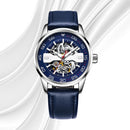 OCHSTIN 62002 Automatic Mechanical Watch Business Style Leather Strap Men Watches