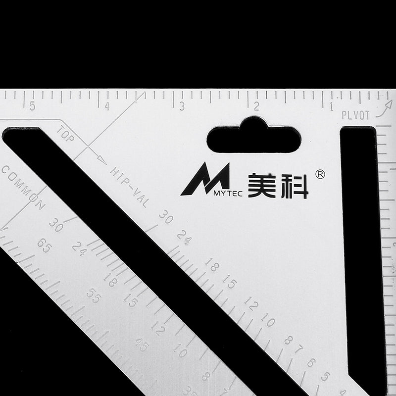 Aluminum Alloy 7 Inch Speed Square Layout Tool Rafter Triangle Ruler Woodworking Carpenters Marking Tool