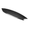 Pair Car Carbon Fiber Headlight Eyebrow Eyelid ABS Trim Cover for VW Golf GTI R MK5 05-07
