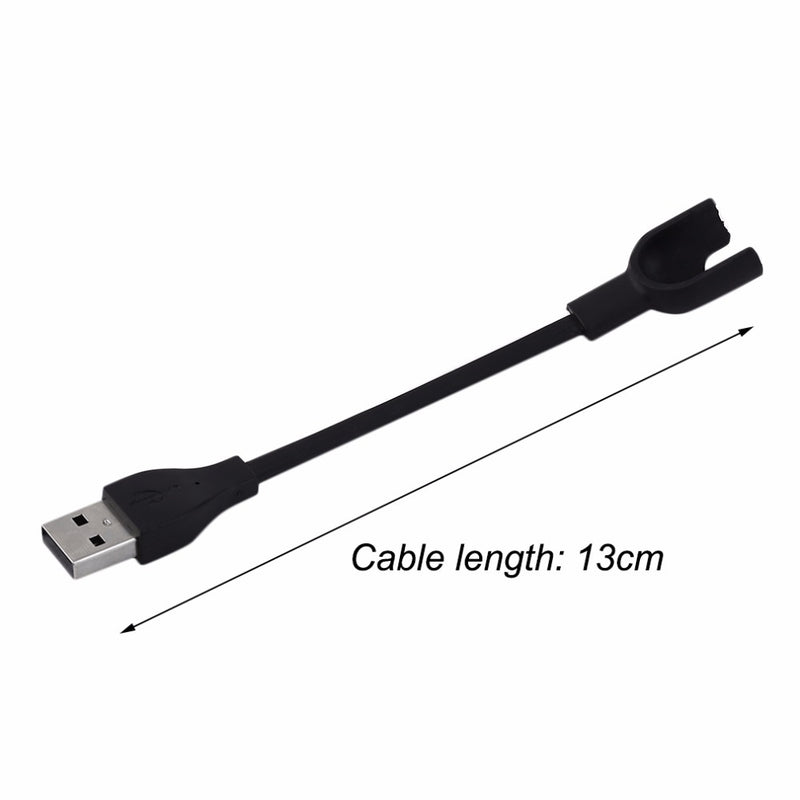 TPE Wire Black Smart Bracelet  USB Charging Cable for Xiaomi Miband 2