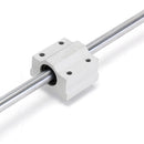 Machifit 13pcs 500mm CNC Parts Optical Axis Guide Bearing Housings Aluminum Rail Shaft Support Screws Set