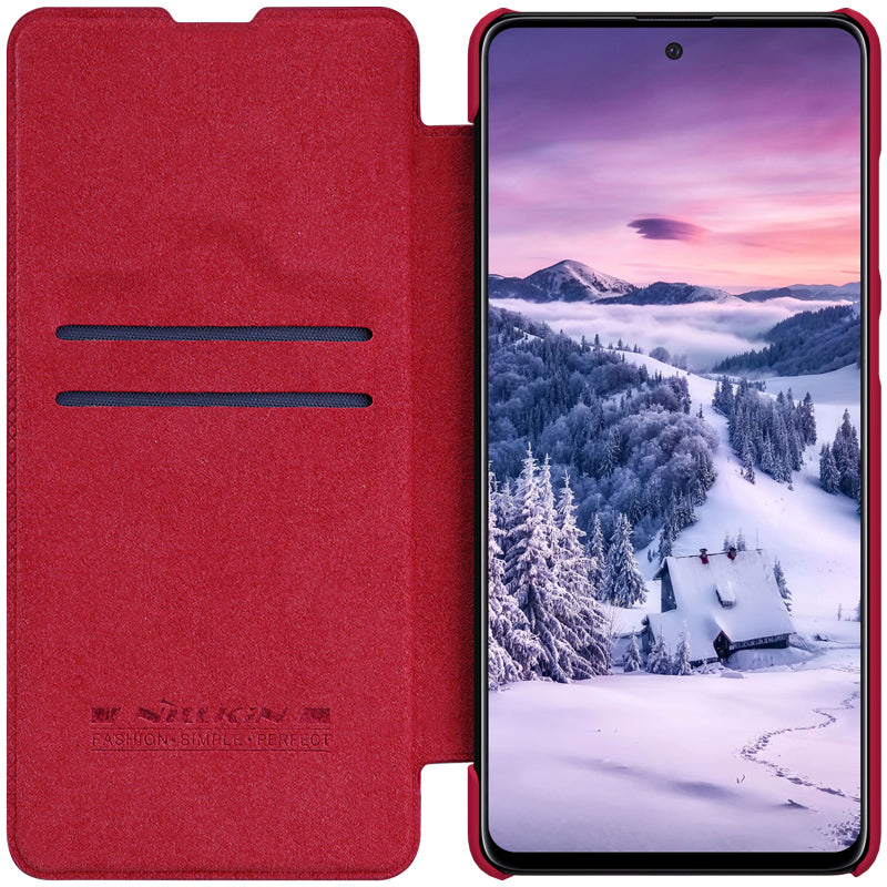 NILLKIN Flip Bumper Shockproof Card Slot Holder Full Cover PU Leather Vintage Protective Case for Samsung Galaxy Note10 Lite