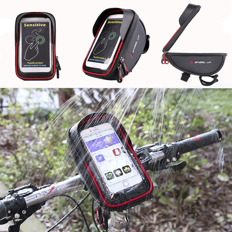 6inch Waterproof Touch Sceen Mobile Phone GPS Bag Handlebar Mouting