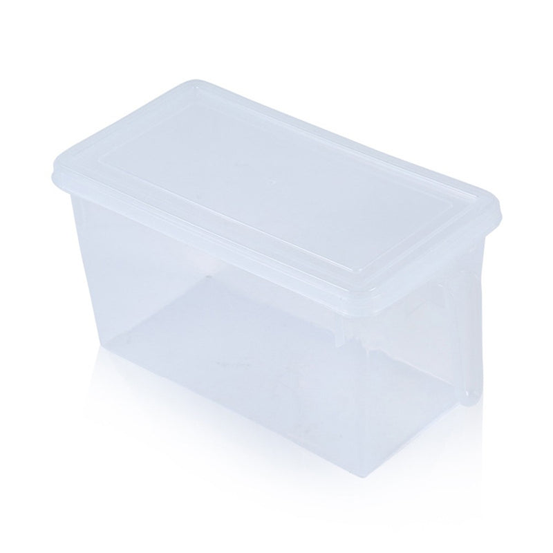 Refrigerator Storage Box Transparent Plastic Kitchen Eggs Cereal Storage Baskets