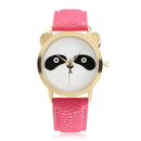 Fashion Panda Unique Women Quartz Watch Leather Women Men Wrist Watch