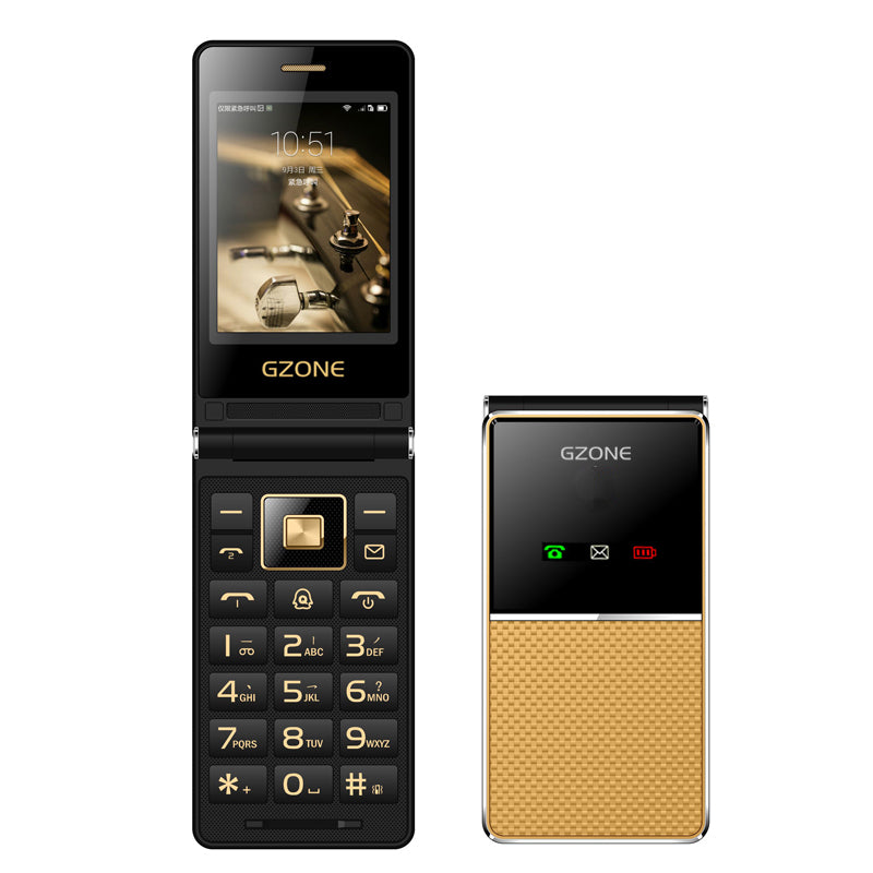GZONE F699 2.8 inch 1400mAh Touch Screen Big Speaker Speed Dial Dual Vibration SIM Card Feature Phone