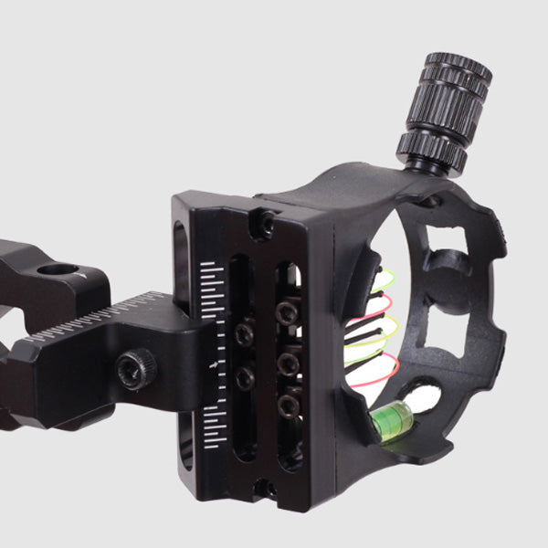 SPG Five-needle Bow Sight For Composite Recurve Bow Short Rod Adjustable Bow Sights Archery Competitive Accessories