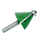 11.25/15/22.5/30/45 8mm Shank Tenon Router Bit Woodworking Trimming Tool