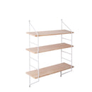 3-Tier Wall Mounted Iron Art Display Shelf Bookshelf Display Storage Rack