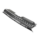Car Front Bumper Black Mesh Grille With Chrome Trim For VW Jetta GTI Golf MK6 10-14