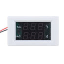 AC Three-phase 300V 10A LED Dual Display AC Voltmeter Current Meter Digital Display