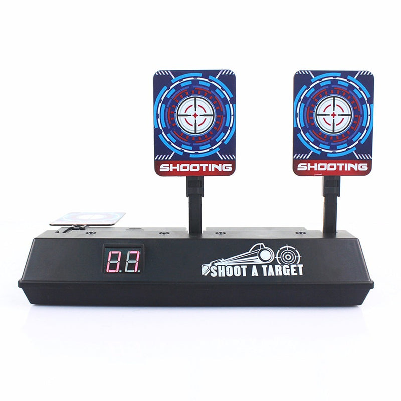 Auto-Reset Electric Scoring Shooting Target with Light and Sound Scoring Practice Target for Nerf Tool