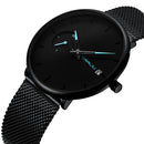 CRRJU 2258 Simple Dial Color Bright Needle Day Display Fashion Men Quartz Watch
