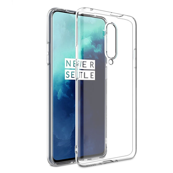 BAKEEY OnePlus 7T Pro Crystal Clear Transparent Ultra-thin Soft TPU Protective Case