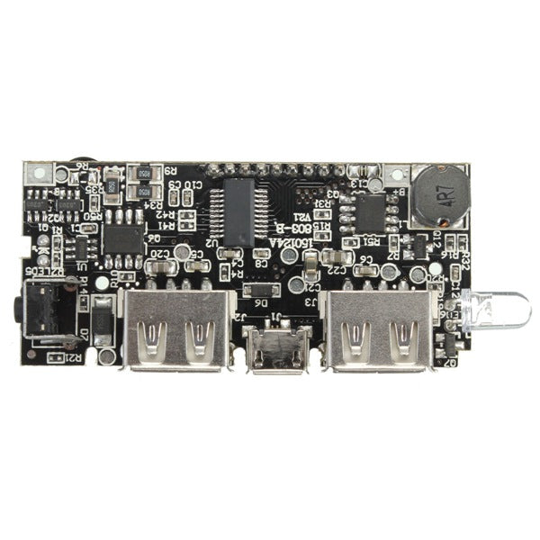 Dual USB 5V 1A 2.1A Mobile Power Bank 18650 Battery Charger PCB Module Board