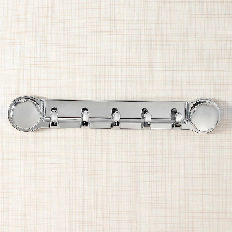 6 Hooks Wall Hook Mounted Rack Coat Robe Hat Cloth Hanging Hanger Holder