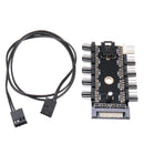 SATA PWM Fan Hub Speed Controller Regulator For Computer Case Fans