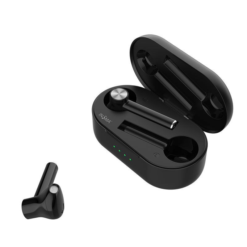 INSMA AirBuds 2 bluetooth 5.0 TWS Stereo Waterproof In-ear Earphone Built-in Mic Support Wireless Charging