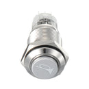 12V 16mm LED Light Waterproof Momentary Horn Metal Push Button Switch For Motorcycle Car Boat