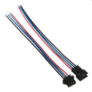 Excellway 10 sets JST 15cm SM 4Pin 22AWG Wire Male and Female Connectors Wire Pitch 2.54mm