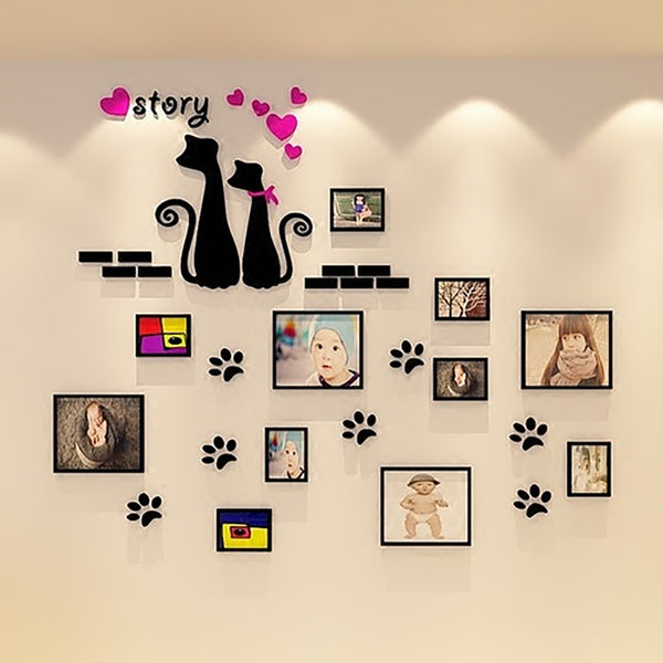 11 PCS Multi Photo Frame Frames Love Family Picture Wall Decor Photo Frame Gift